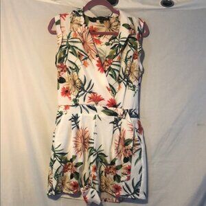 Tropical Print Romper  8